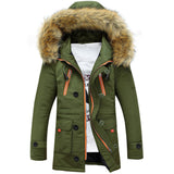 Warm Winter Hooded Fur Jacket