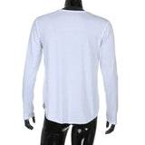 Men Slim Fit O Neck Long Sleeve Muscle Tee T-shirt