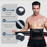 Men Woman Slimming Trimmer Waistband Body Weight Loss Waist Belly Fat Calorie Burning Belt