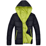Mountainskin 5XL Men Winter Casual New Hooded Thick Padded Jacket Zipper Slim Men And Women Coats Men Parka Outwear Warm EDA020