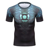 Superhero Compression Fit Tight Gym Bodybuilding T Shirt