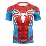 Superhero Compression Fit Tight Gym Bodybuilding T Shirt