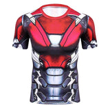 Superhero Compression Fit Tight Gym Bodybuilding T Shirt
