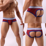 Men Transparent Underwear Boxer Briefs Shorts Bulge Pouch Underpants