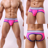 Men Transparent Underwear Boxer Briefs Shorts Bulge Pouch Underpants