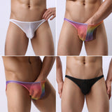 Mens Sexy Underwear Shorts Underpants Perspective Pouch Soft Briefs Panties