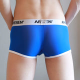 Trunks Sexy Striped Underwear Men's Boxer Briefs Shorts Bulge Pouch Underpants