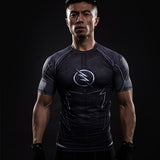 3D Printing Die shi Tight t-shirts with short sleeves