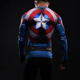 3D Printed T-shirts Men 2017 Autumn Winter Long Sleeve T Shirt Fitness Male cosplay costume Crossfit Tops 2018 Spring