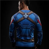 3D Printed T-shirts Men 2017 Autumn Winter Long Sleeve T Shirt Fitness Male cosplay costume Crossfit Tops 2018 Spring