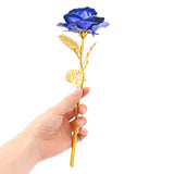 Kunstbloemen Gold Rose Wedding Decoration Golden Rose Valentine's Day Gift Gold Decor Flower flores artificiales para decoracion
