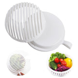 Salad Cutter Bowl Easy Salad Maker Fruit Vegetable Kitchen Tools Chopper Cutter Quick Kitchen Accessories
