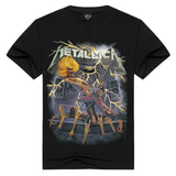 Heavy metal music Thrash Metal t shirt short sleeve