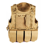 Unloading Airsoft Tactical Molle Vest Protection Plates colete USMC Soldier Combat Vest Army Military Camouflage Carrier