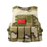 Unloading Airsoft Tactical Molle Vest Protection Plates colete USMC Soldier Combat Vest Army Military Camouflage Carrier