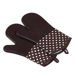 Silicone Oven Mitts - Heat Resistant to 572 °F Kitchen Oven Gloves, 1 Pair