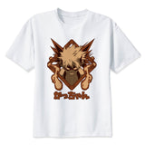 Short Sleeve Funny Cartoon Print T-shirt