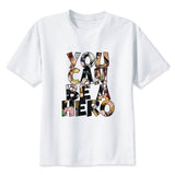 Short Sleeve Funny Cartoon Print T-shirt