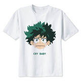 Short Sleeve Funny Cartoon Print T-shirt