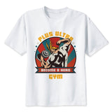 Short Sleeve Funny Cartoon Print T-shirt
