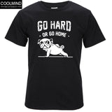 Cotton Casual Pug Life Mens T-shirts
