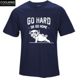 Cotton Casual Pug Life Mens T-shirts