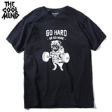 Cotton Casual Pug Life Mens T-shirts
