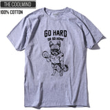 Cotton Casual Pug Life Mens T-shirts