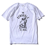 Cotton Casual Pug Life Mens T-shirts