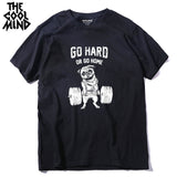 Cotton Casual Pug Life Mens T-shirts