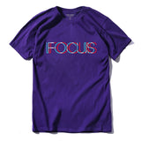 Short Sleeve Focus Printed Funny Men T shirt