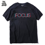 Short Sleeve Focus Printed Funny Men T shirt