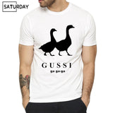 Summer Soft Tops Tee Men Funny T-shirt