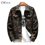 New Mens Camouflage Denim Jacket Coat Male Outwear Jaqueta Masculino Jeans Jacket and Coats Fashion Design Autumn Brand Clothing