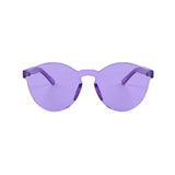 Fashion Cat Eye UV400 Rimless Clear Candy Color Sunglasses