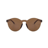 Fashion Cat Eye UV400 Rimless Clear Candy Color Sunglasses