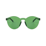 Fashion Cat Eye UV400 Rimless Clear Candy Color Sunglasses