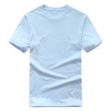 Solid color cotton Summer Skateboard Skate Tshirt