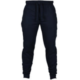 Mens Fashion Autumn Joggers Solid Color Casual Drawstring Sweatpants Trousers