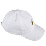 Pineapple Embroidery Twill Cotton Peaked Cap Baseball Cap Low Profile Hat