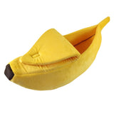 Pet Cat Dog Sofas Bed Banana Shape Dog House Cute Pet Kennel Nest Warm Dog Cat Sleeping Beds House