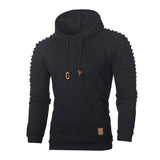 Long Sleeve Plaid Hoodie Hooded Sweatshirt