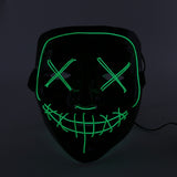 Halloween Mask LED Light Up Party Masks The Purge Election Year Great Funny Masks Festival Cosplay Costume Supplies Glow In Dark