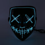 Halloween Mask LED Light Up Party Masks The Purge Election Year Great Funny Masks Festival Cosplay Costume Supplies Glow In Dark