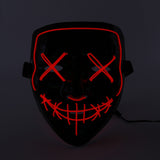 Halloween Mask LED Light Up Party Masks The Purge Election Year Great Funny Masks Festival Cosplay Costume Supplies Glow In Dark