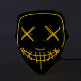 Halloween Mask LED Light Up Party Masks The Purge Election Year Great Funny Masks Festival Cosplay Costume Supplies Glow In Dark