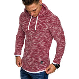 Men's Autumn Long Sleeve Hoodie Hooded Sweatshirt Top Tee Outwear Blouse