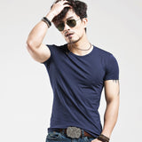 V neck Fitness Casual Mane T-shirt