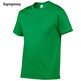 2018 Summer New High quality men T shirt casual short sleeve o-neck 100% cotton t-shirt men brand white black Red gray tee shirt