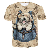 Animal Cool Funny Short Sleeve Summer Tops T Shirt